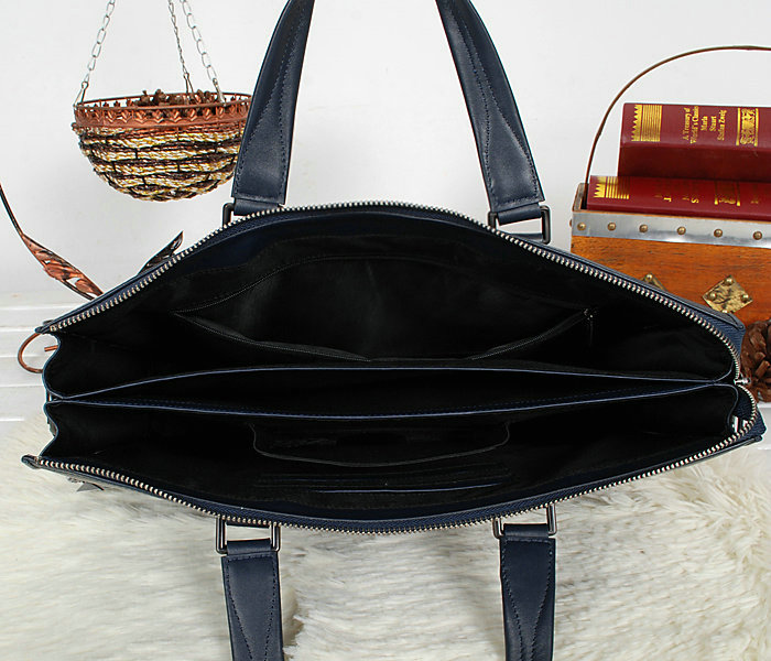 Bottega Veneta intrecciato VN briefcase B6031 royalblue&blue